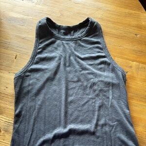 Sunrise high neck tank - Blue